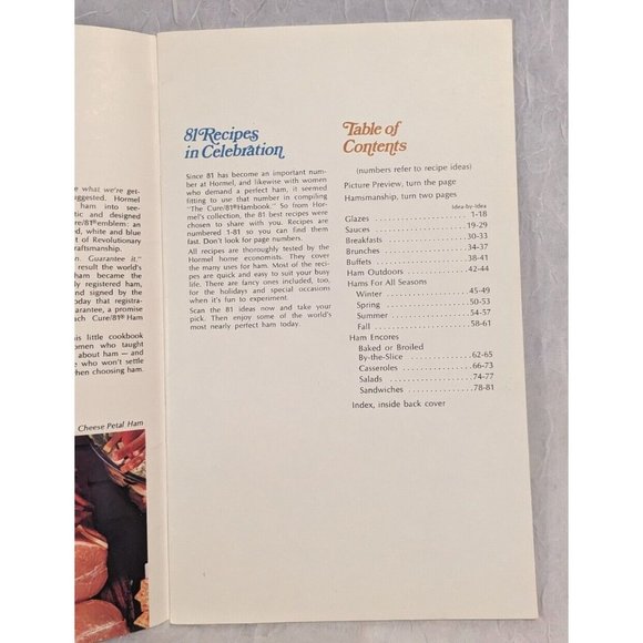Hormel Hambook Cook Book 81 Recipes The Cure Vtg Foodie Retro Advertisement Pork - Picture 2 of 10